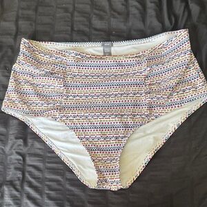 Aerie Multicolor Patterned Bikini Bottom